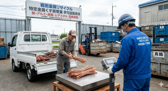 金属スクラップ】特定金属くず買受業の届出スタート！スクラップ行政